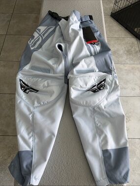 Men's Light Gray Athletic Riding Joggers with Logo